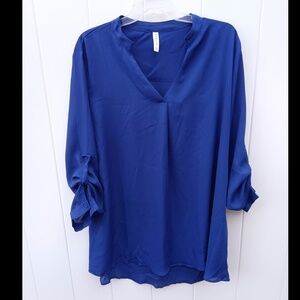 HUA LAN Cuff Tunic Size 2XL